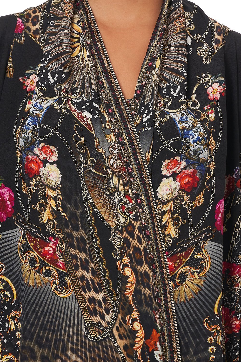 LONG CASUAL JACKET WITH POCKETS GOTHIC GODDESS