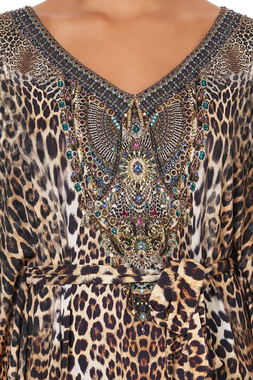 V NECK JERSEY SHORT KAFTAN WITH TIE CALL OF THE CATHEDRAL