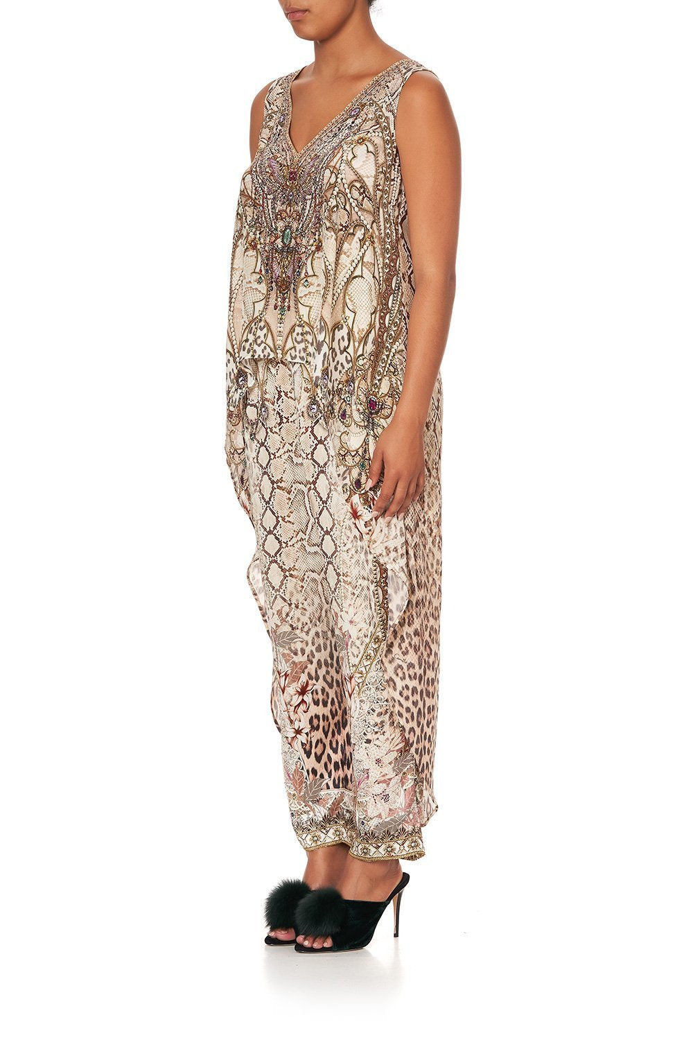 HIGH LOW CROSS OVERLAY TOP ALL IS NOUVEAU