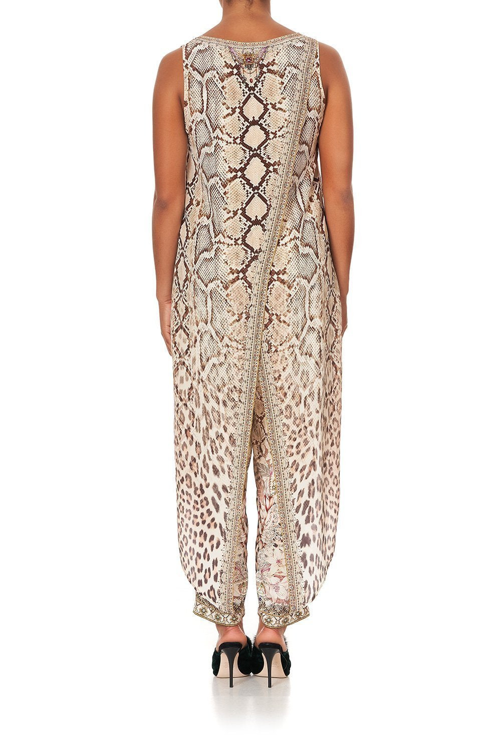 HIGH LOW CROSS OVERLAY TOP ALL IS NOUVEAU