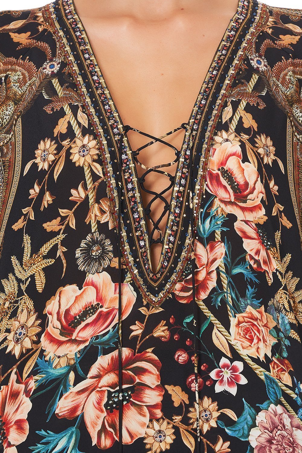 LACE UP BLOUSE BELLE OF THE BAROQUE