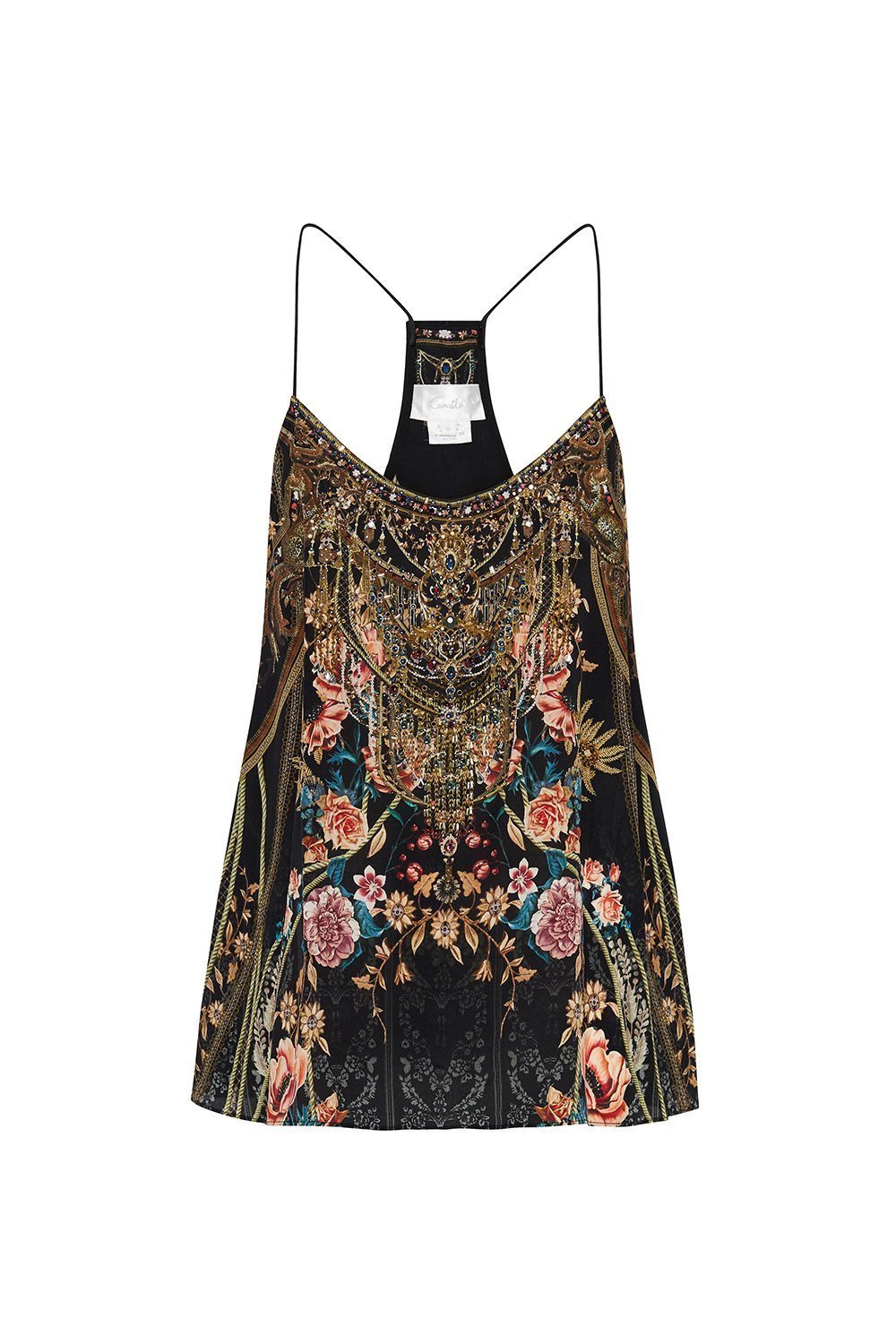 T BACK SHOESTRING TOP BELLE OF THE BAROQUE