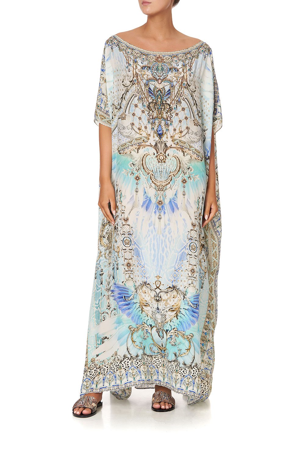 LONG KAFTAN WITH BUTTON SHOULDER GATSBYS GIRL