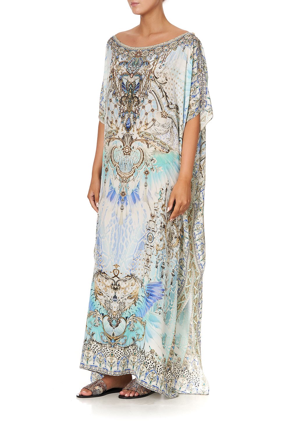 LONG KAFTAN WITH BUTTON SHOULDER GATSBYS GIRL