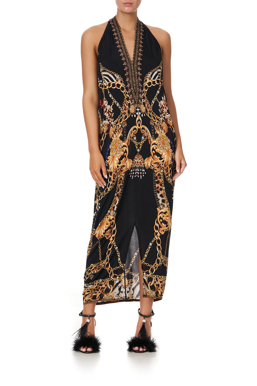 SIDE COWL JERSEY DRESS A NIGHT IN THE 90S