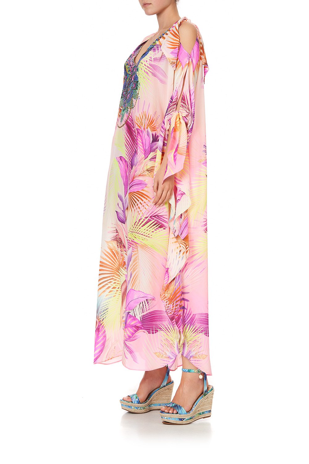 SCARF TIE KAFTAN SOUTH BEACH SUNRISE