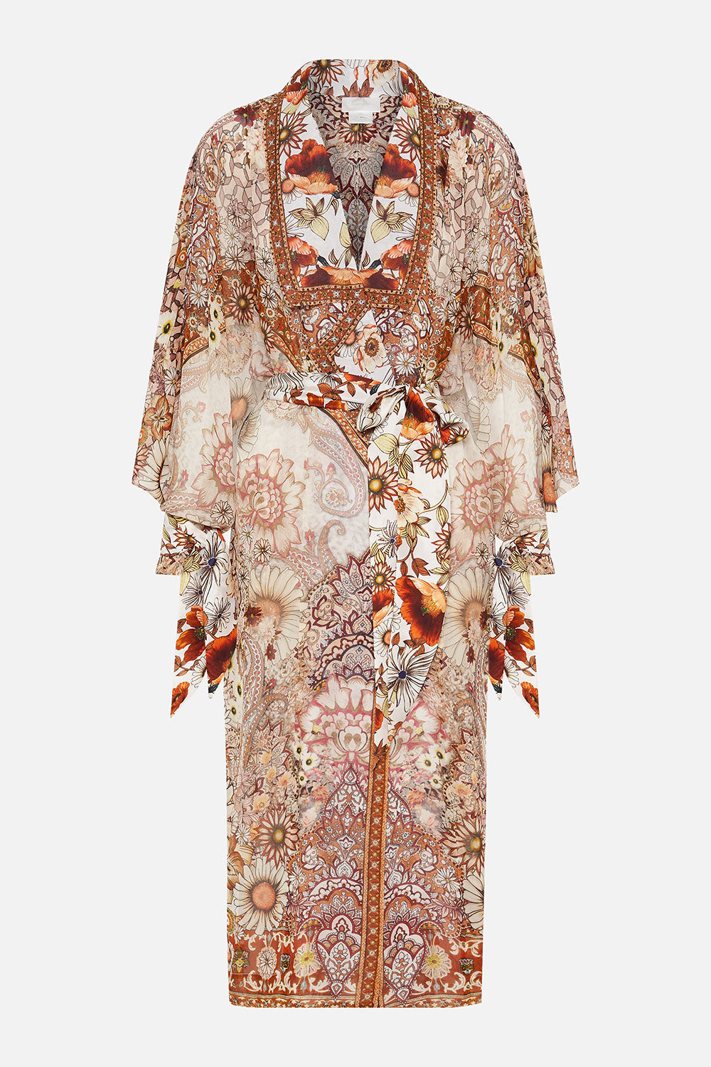 SOFT TRENCH WITH TIES HEART OF A HIPPIE