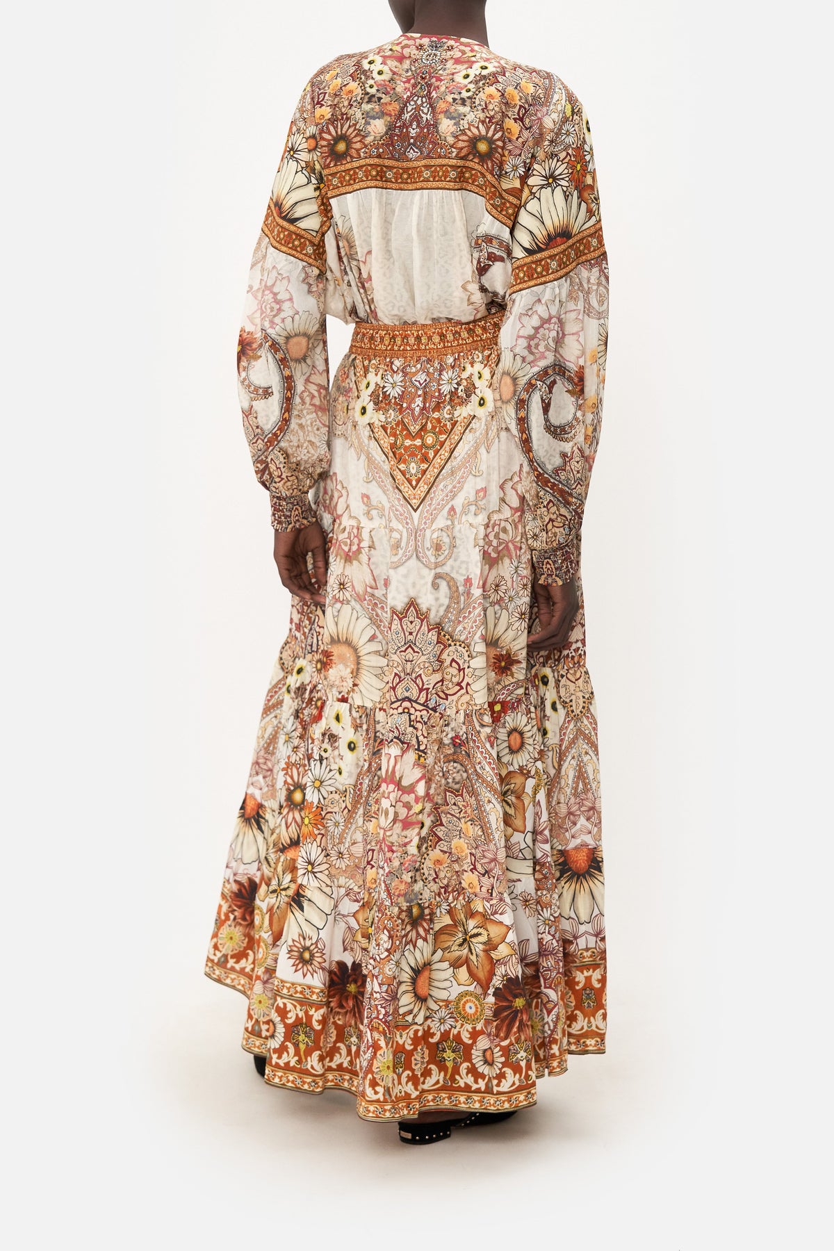 TIERED MAXI SKIRT HEART OF A HIPPIE