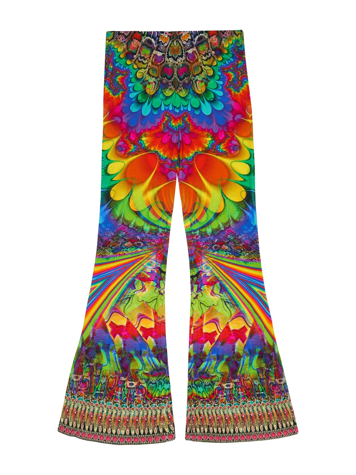 KIDS FLARED HEM LEGGINGS 12-14 HYPED UP HIPPIE