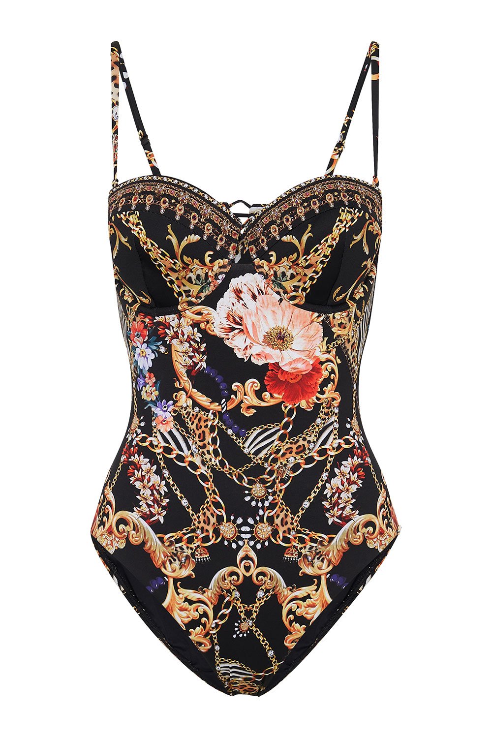 UNDERWIRE ONE PIECE WITH EYELET BACK A NIGHT IN THE 90S