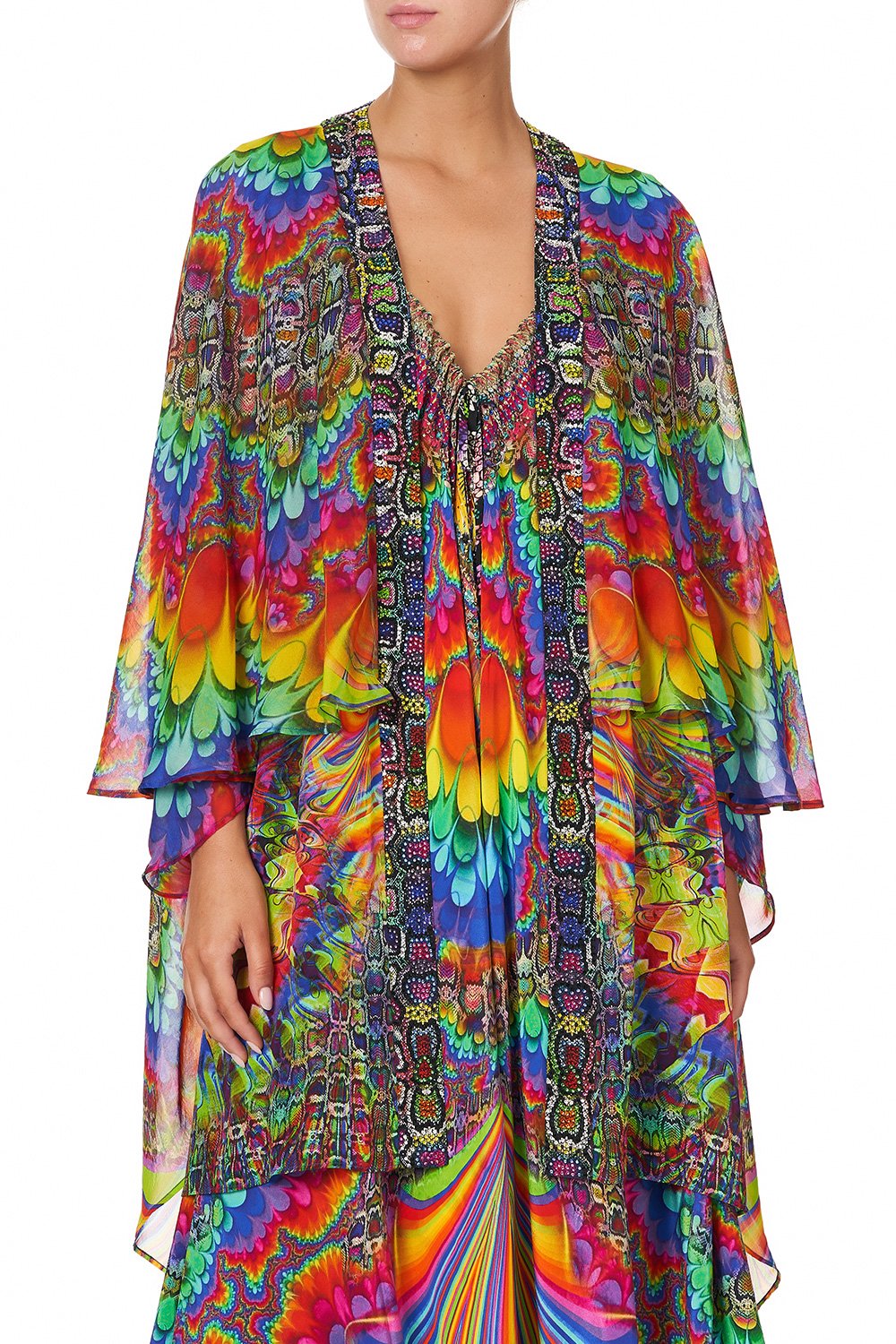 DRAPED HIGH-LOW LAYER COMING DOWN FROM COSMOS