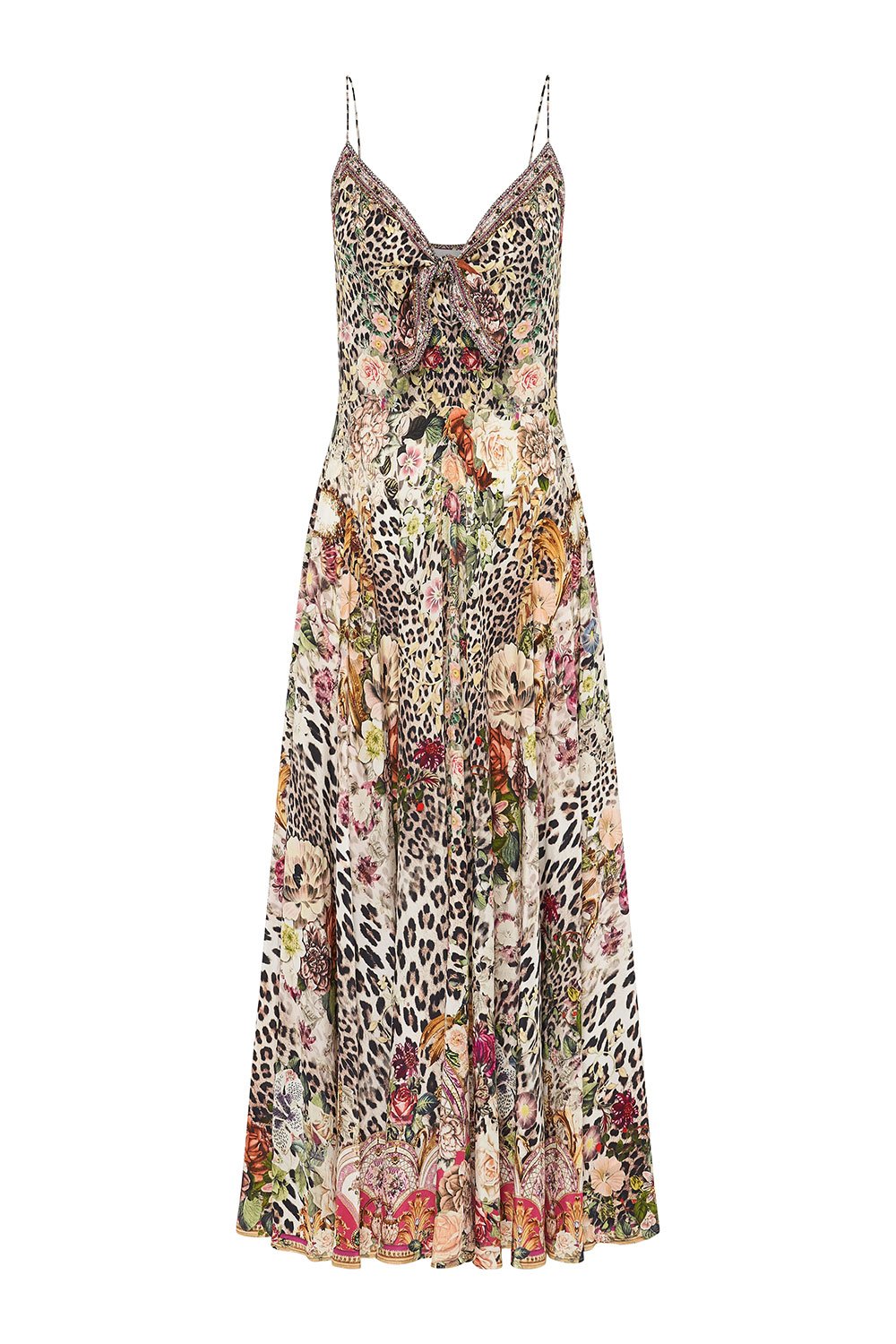 LONG DRESS WITH TIE FRONT ANARCHY AT ANNABELS