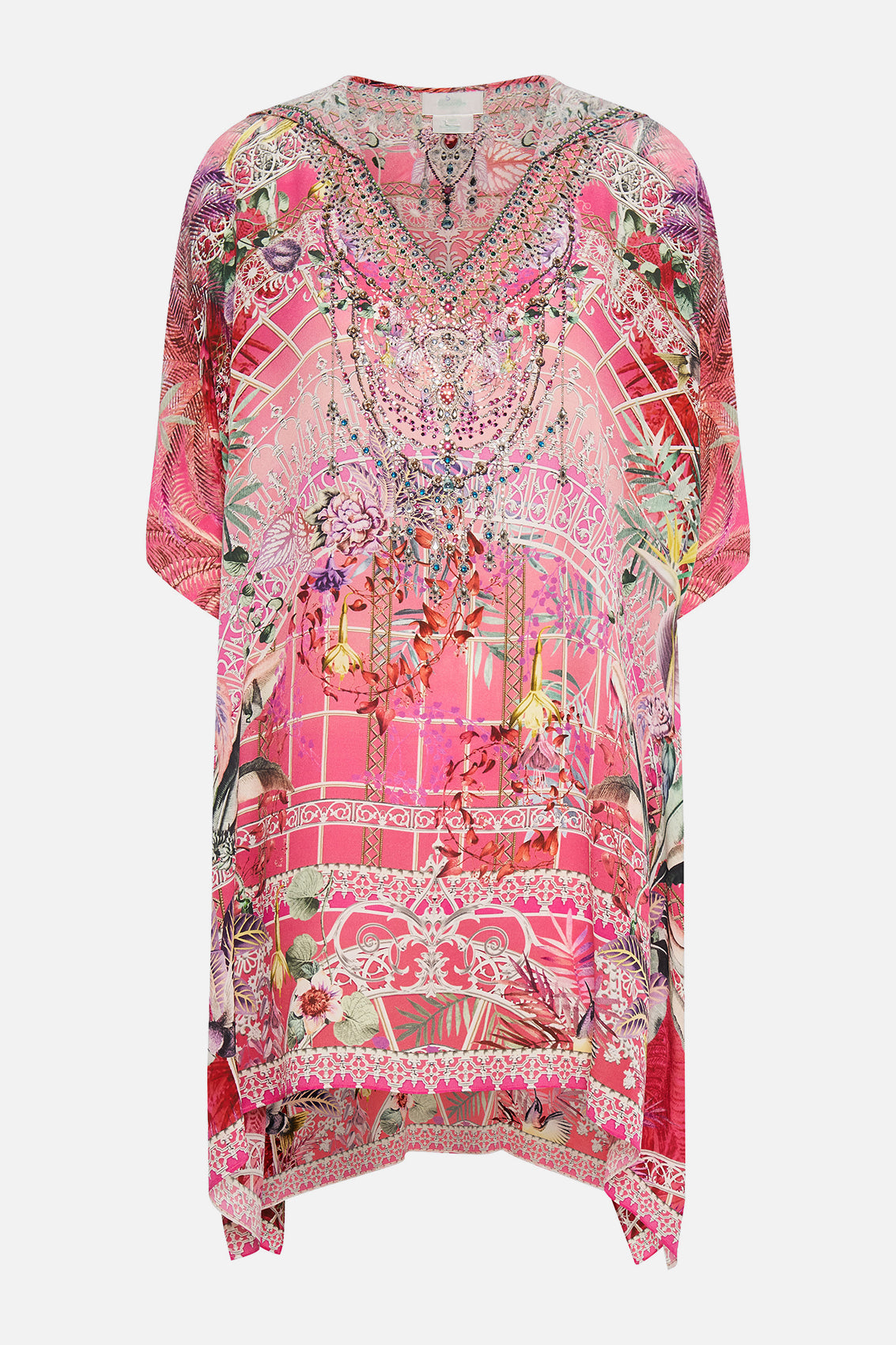 SHORT HOODED KAFTAN GLASSHOUSE ROMANCE