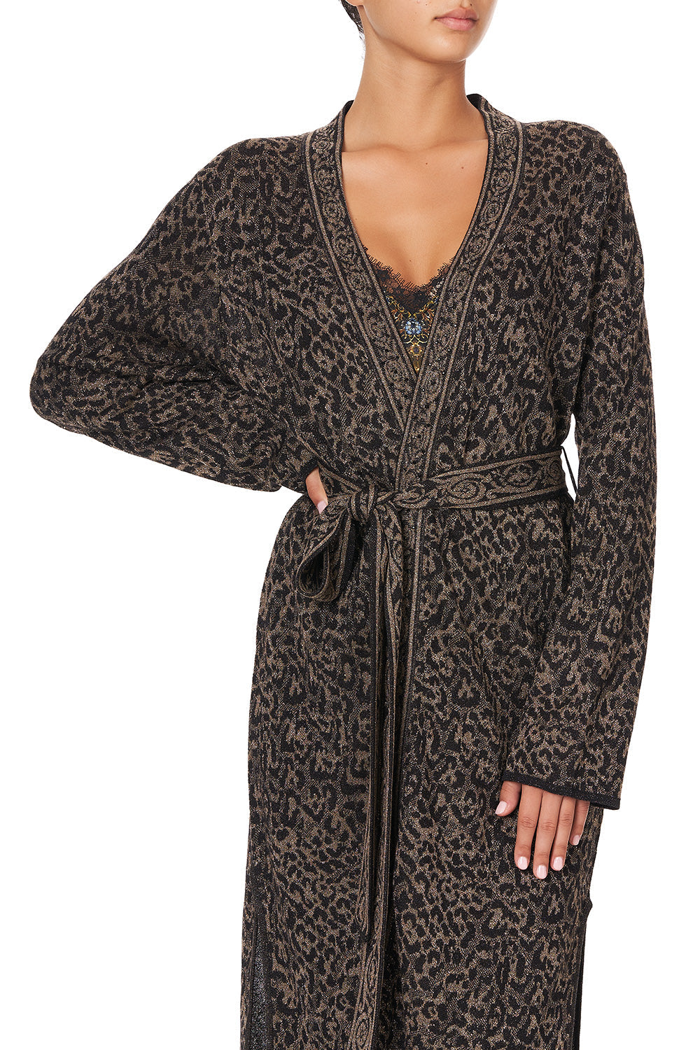 DROPPED ARMHOLE CARDIGAN ABINGDON PALACE