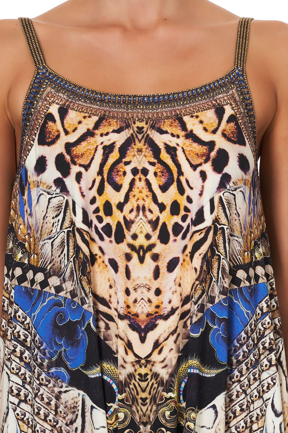 DROP CROTCH THIN STRAP JUMPSUIT DRAGON LADY