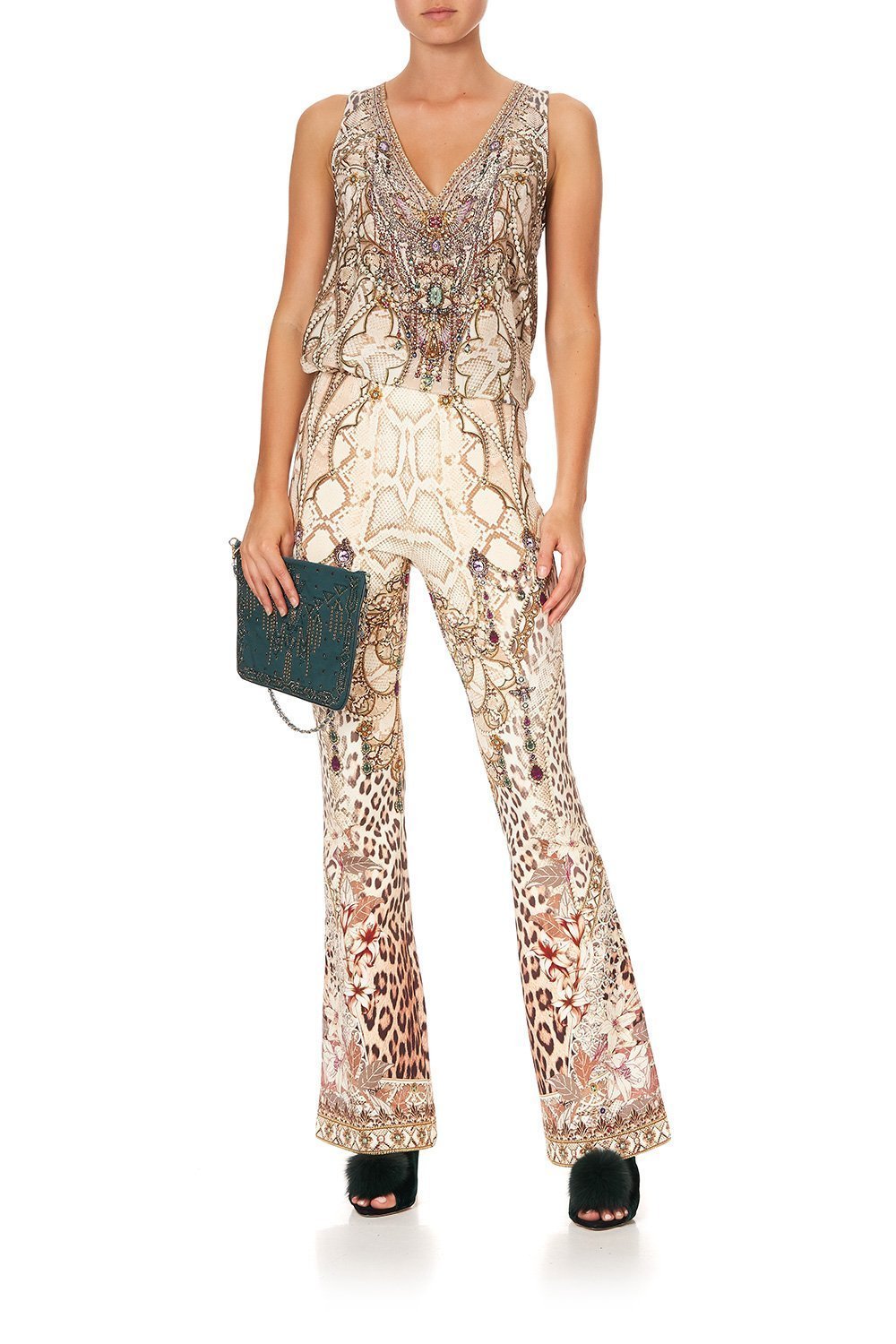 HIGH WAISTED FLARED TROUSER ALL IS NOUVEAU