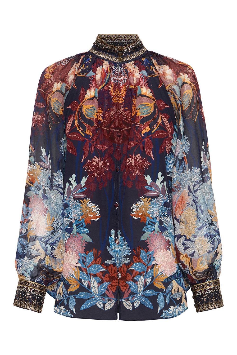 RAGLAN BUTTON UP SHIRT NOUVEEU NIGHTS