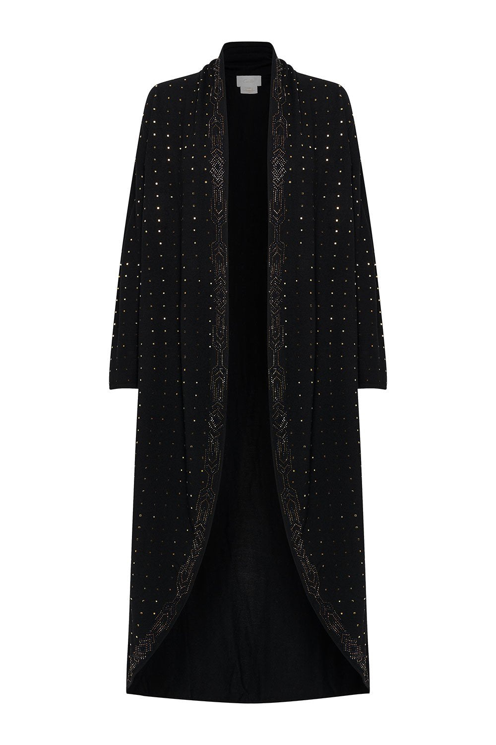 LONG KNITTED CASUAL CARDIGAN GOTHIC GODDESS
