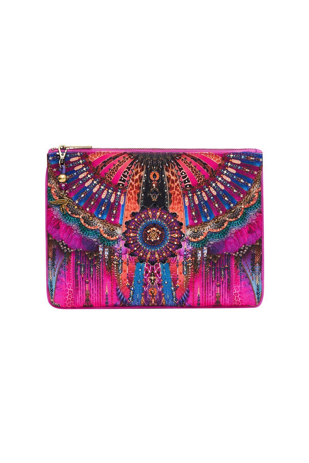 SMALL CANVAS CLUTCH MIDNIGHT MADNESS