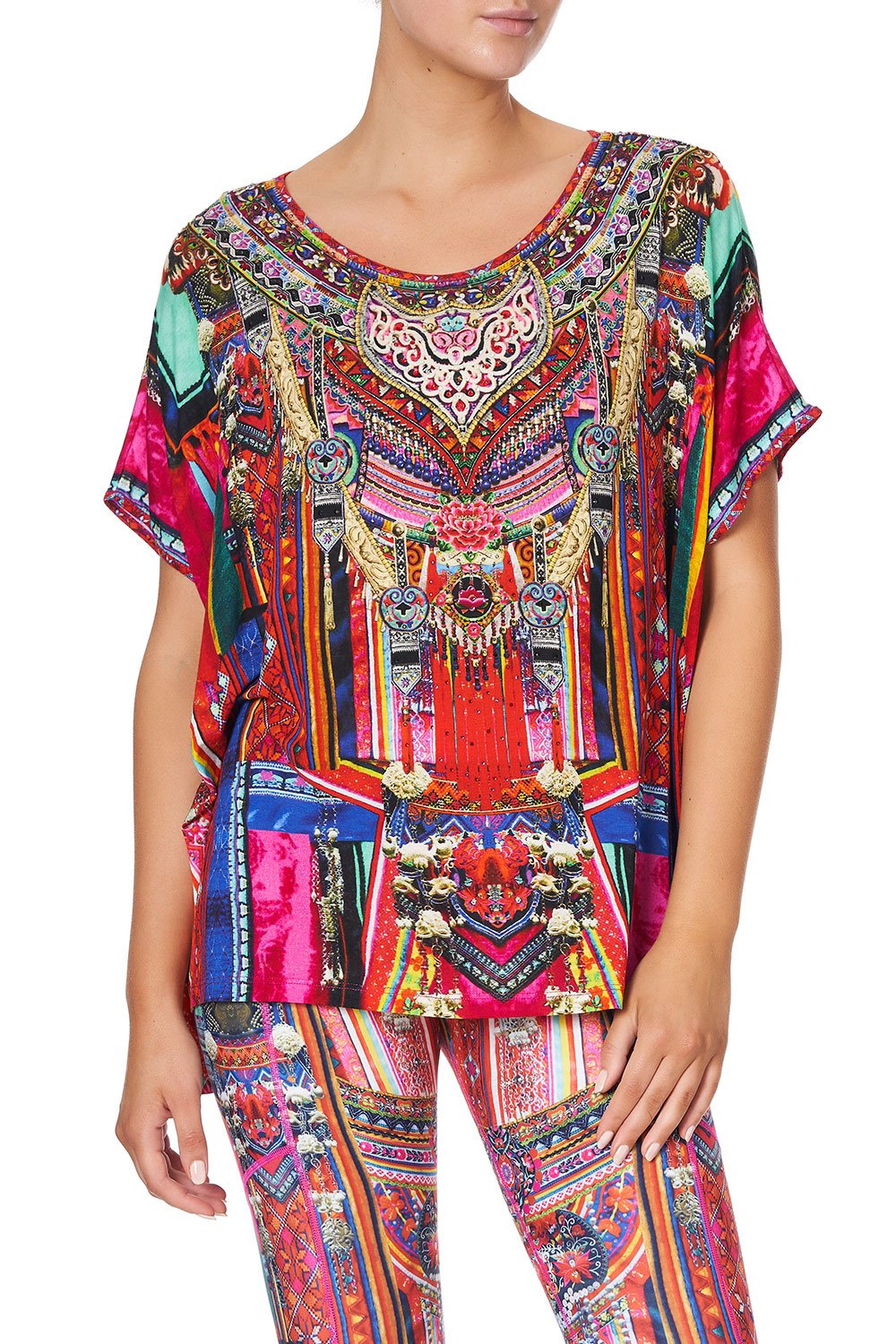 LOOSE FIT ROUND NECK TEE KALEIDOSCOPE KEEPSAKE