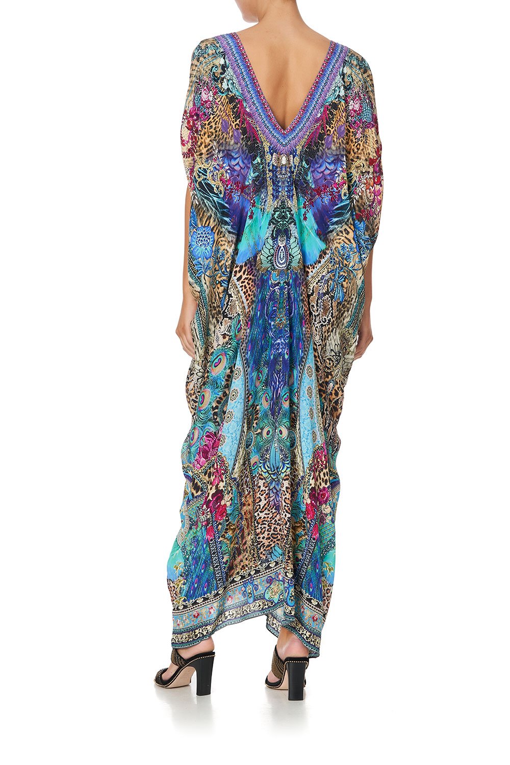 LONG DRAPE DRESS WITH ZIP FRONT BASILICA BEEUTY