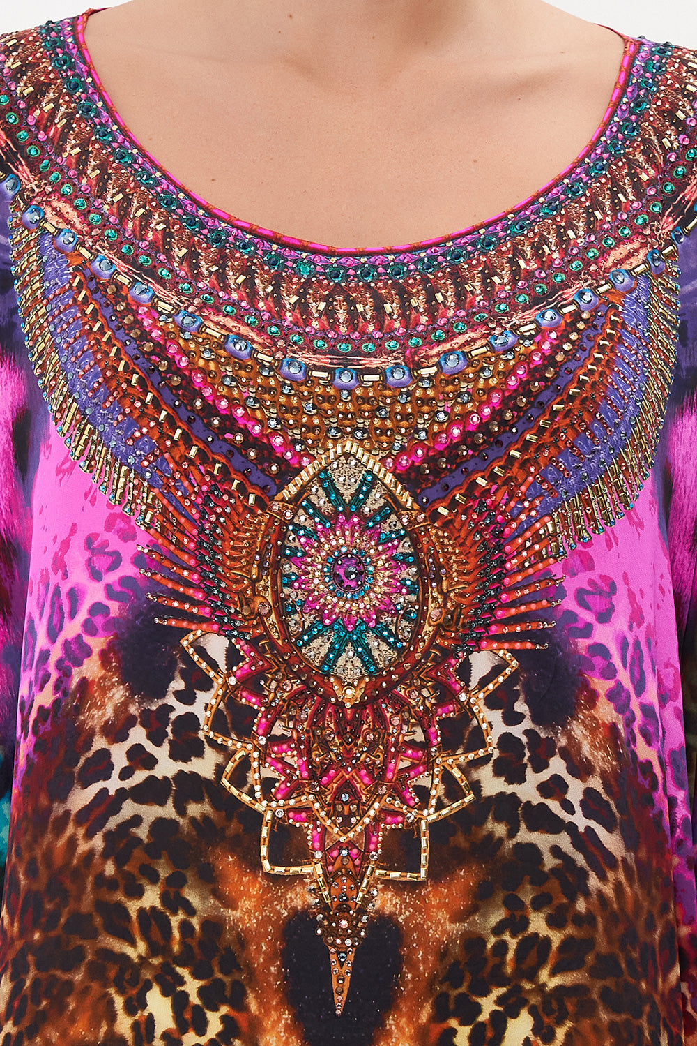 SCOOP BACK HEM DRESS SURREALIST SUSPENSION