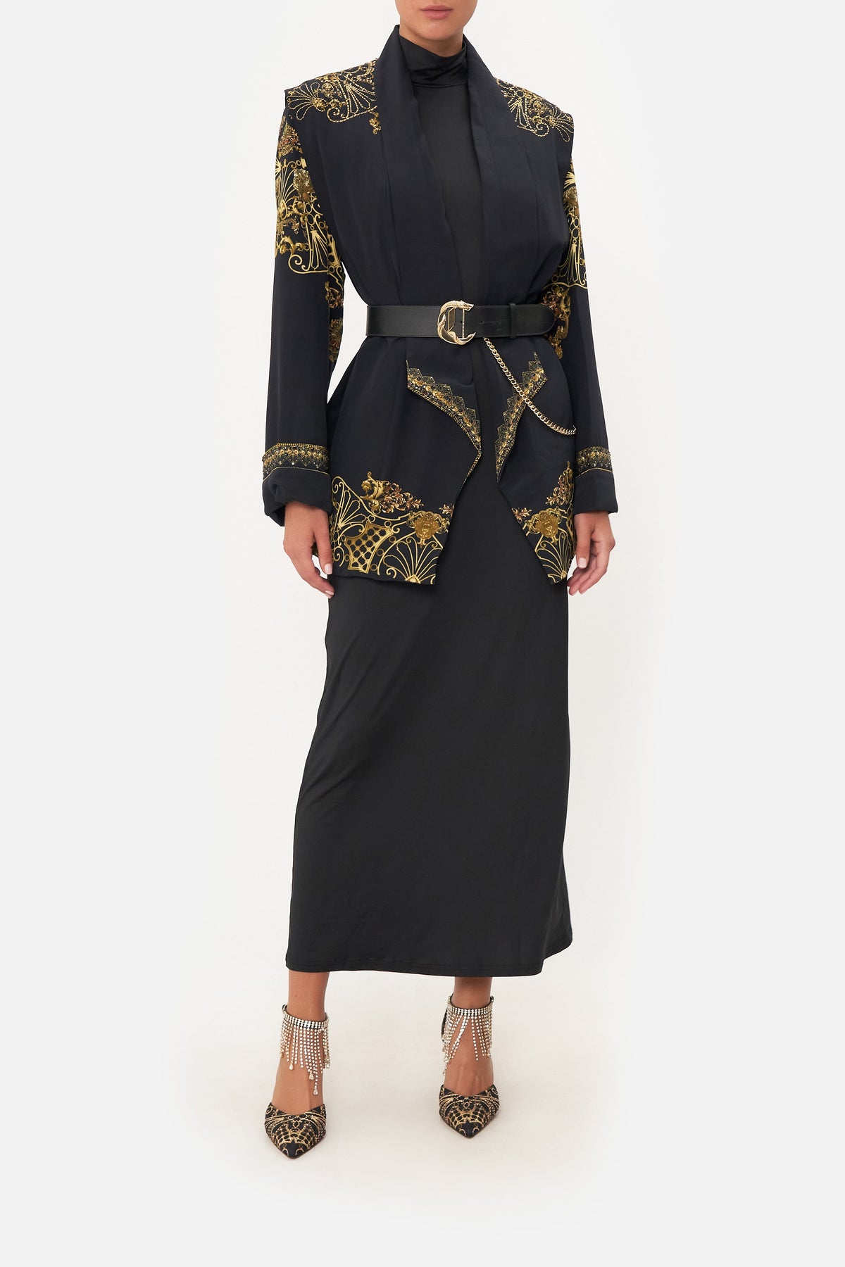 RELAXED BLAZER WITH WIDE CUFF SHADOWS OF ARMADA