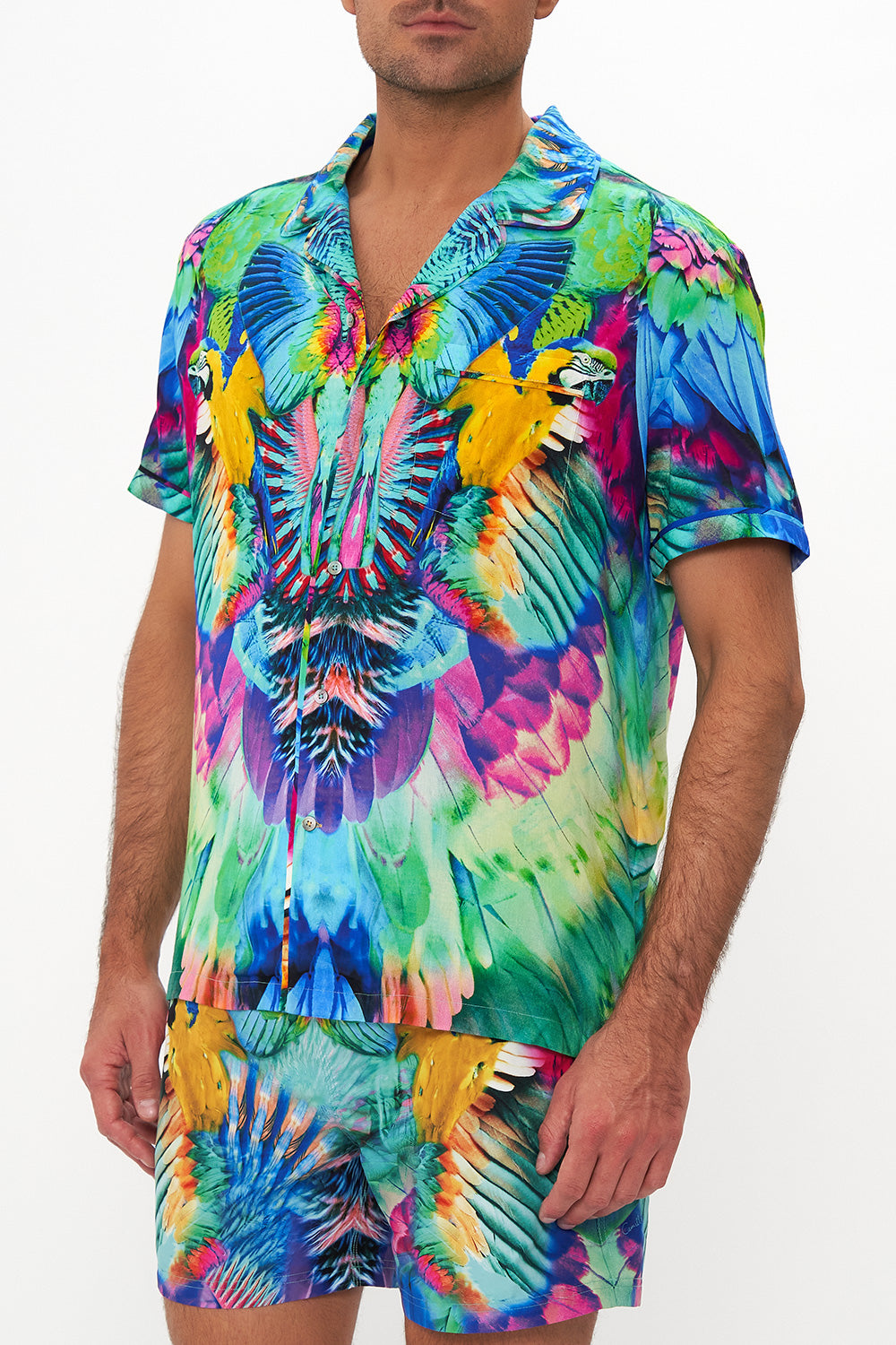 SHORT SLEEVE CAMP COLLARED SHIRT AGE OF ASTERIA