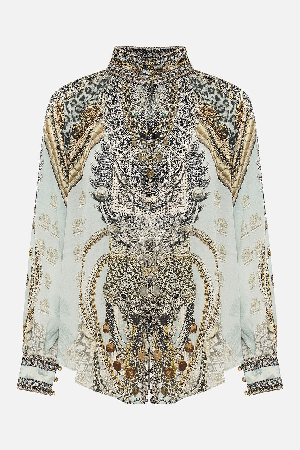 RAGLAN BUTTON UP SHIRT FREE ESPIRITU