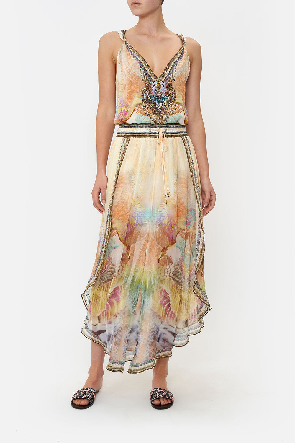 CURVED HEM PANT TAKE FLIGHT