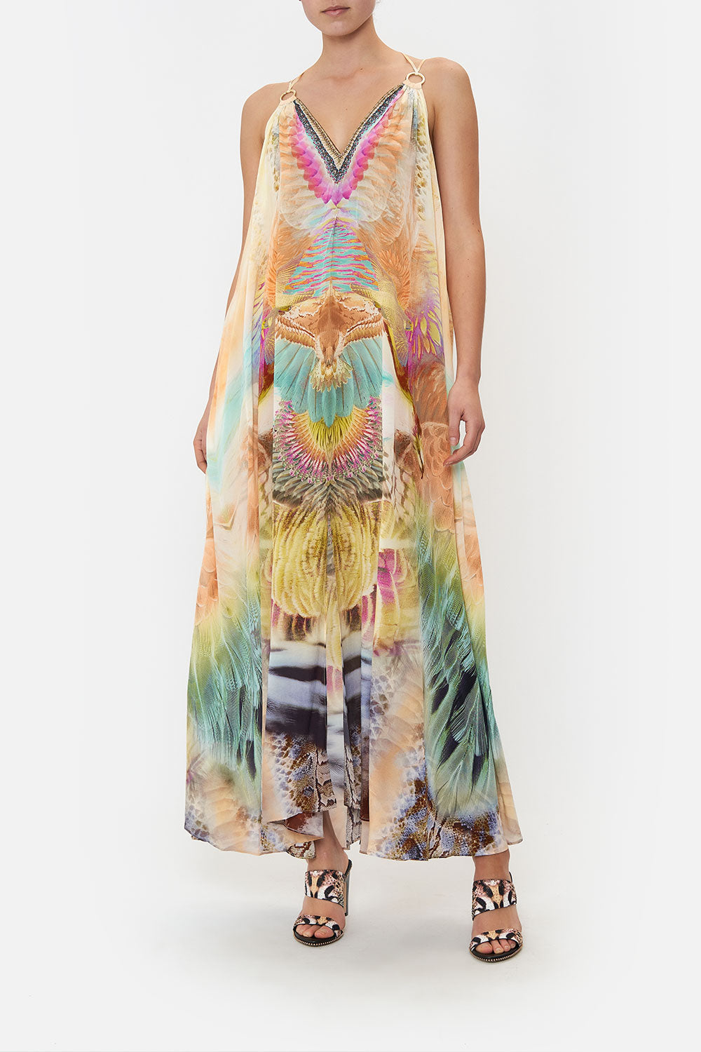 RING DETAIL STRAP DRESS TAKE FLIGHT