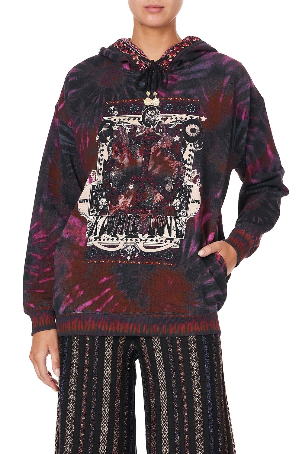 HOODY WITH POCKETS SWINGING SIXTIES