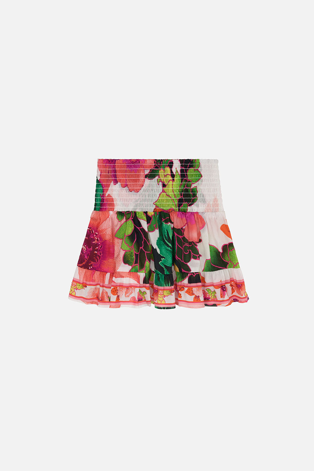 KIDS SHIRRING WAIST SKIRT 12-14 PRETTY AS A POPPY