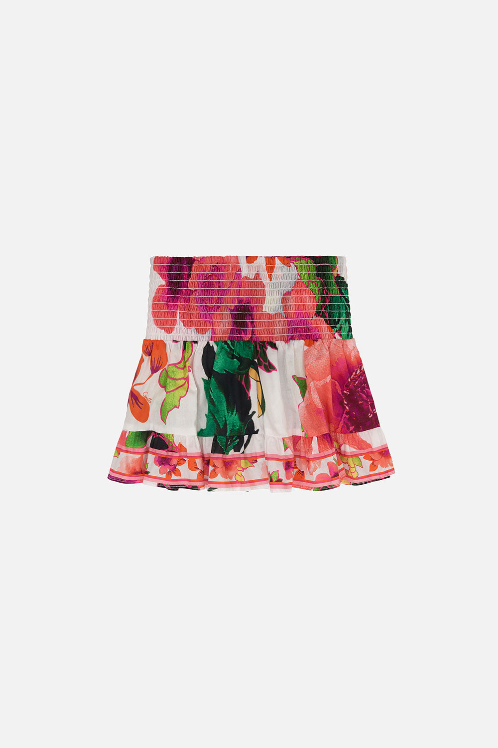 KIDS SHIRRING WAIST SKIRT 12-14 PRETTY AS A POPPY