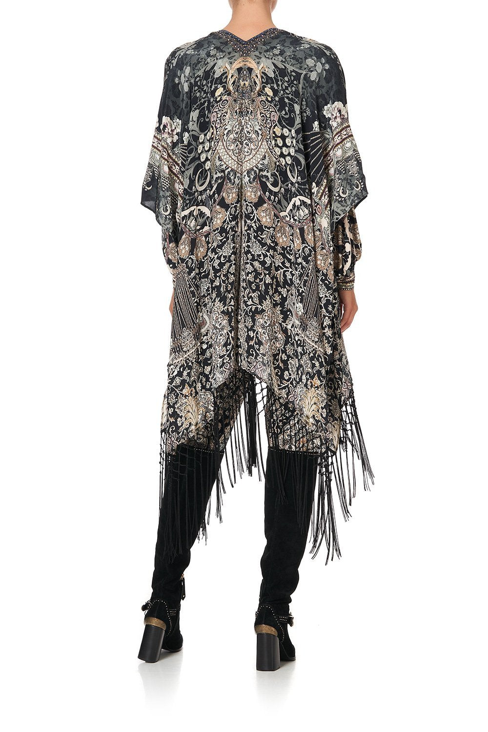 SQUARE DRAPED LAYER DUST HER OFF