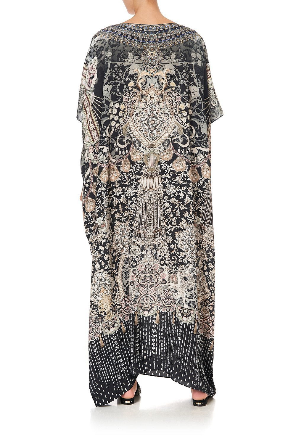 ROUND NECK KAFTAN DUST HER OFF