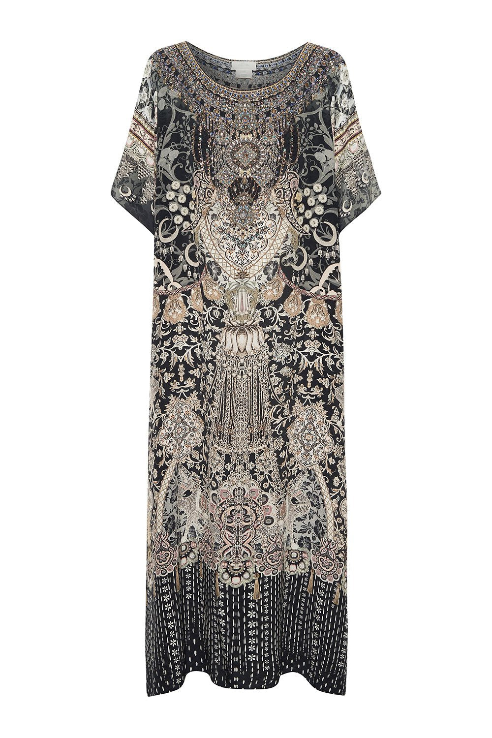 ROUND NECK KAFTAN DUST HER OFF