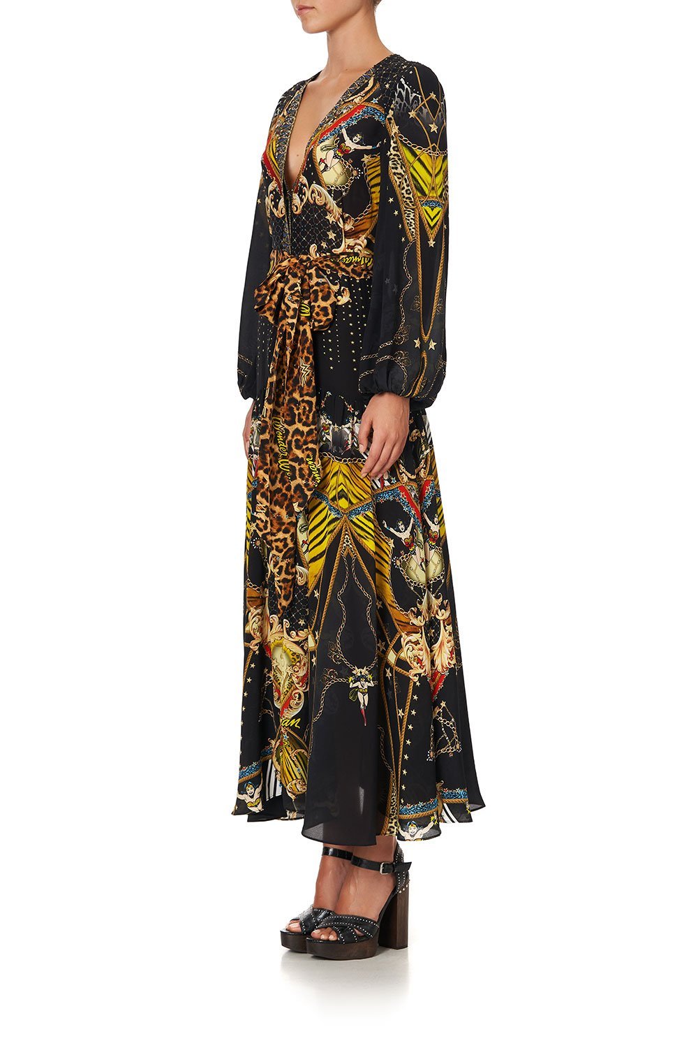 BELTED WRAP DRESS WONDER WOMAN