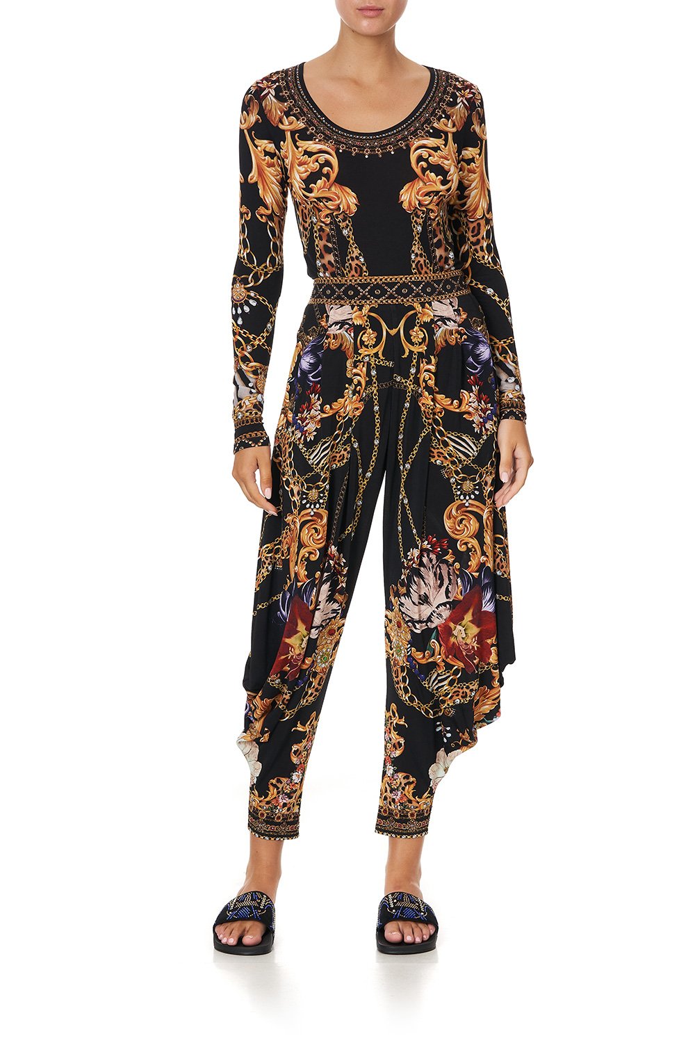 JERSEY DRAPE PANT WITH POCKET A NIGHT IN THE 90S