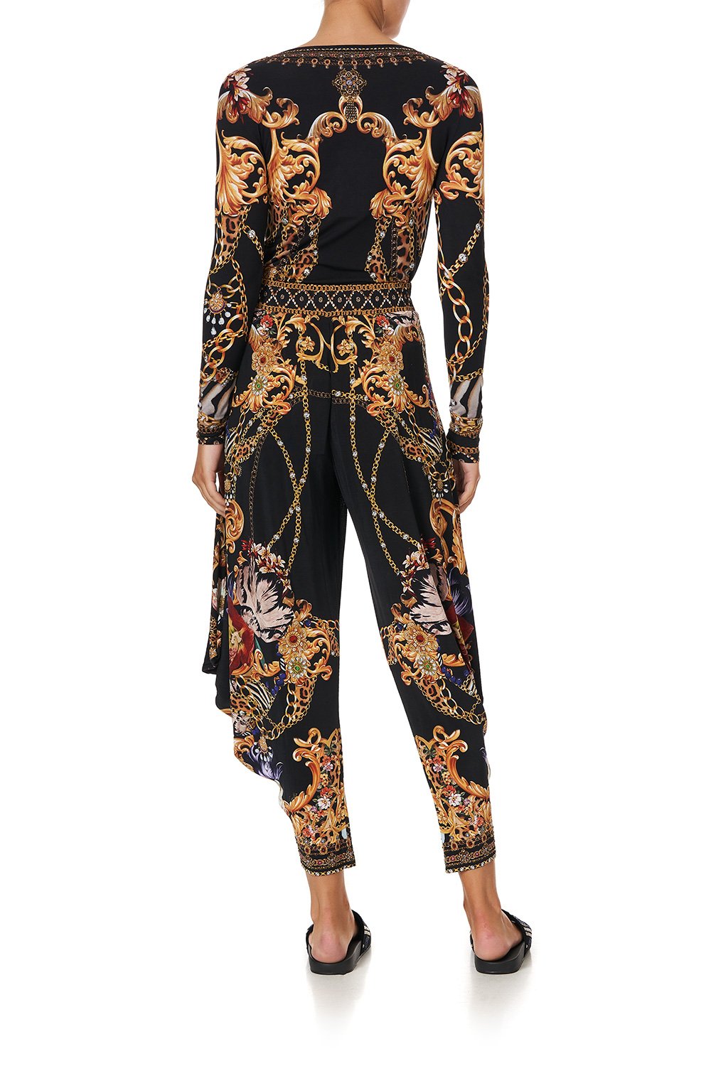 JERSEY DRAPE PANT WITH POCKET A NIGHT IN THE 90S