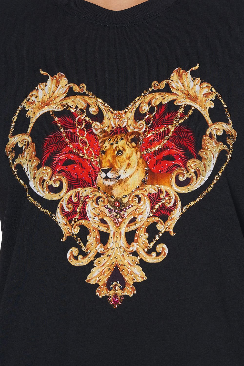 SLIM FIT ROUND NECK T-SHIRT A NIGHT IN THE 90S