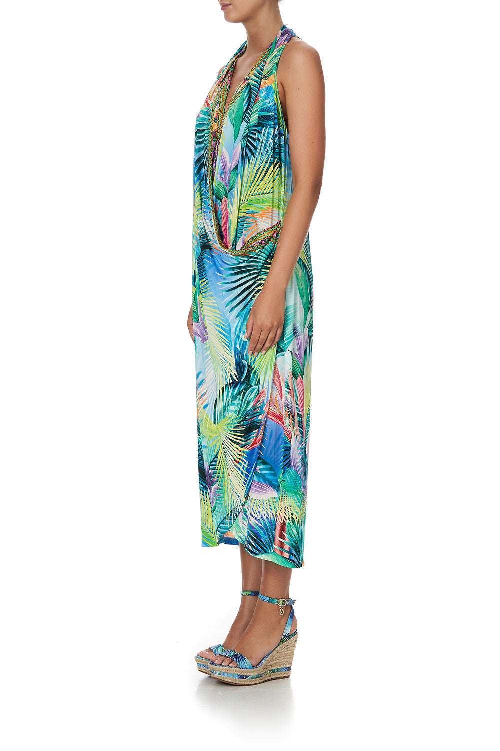 SIDE DRAPED JERSEY DRESS WHATS YOUR VICE