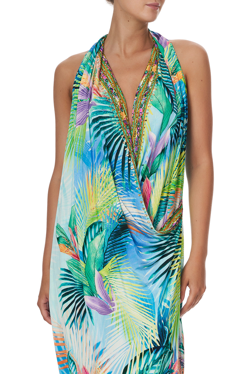 SIDE DRAPED JERSEY DRESS WHATS YOUR VICE