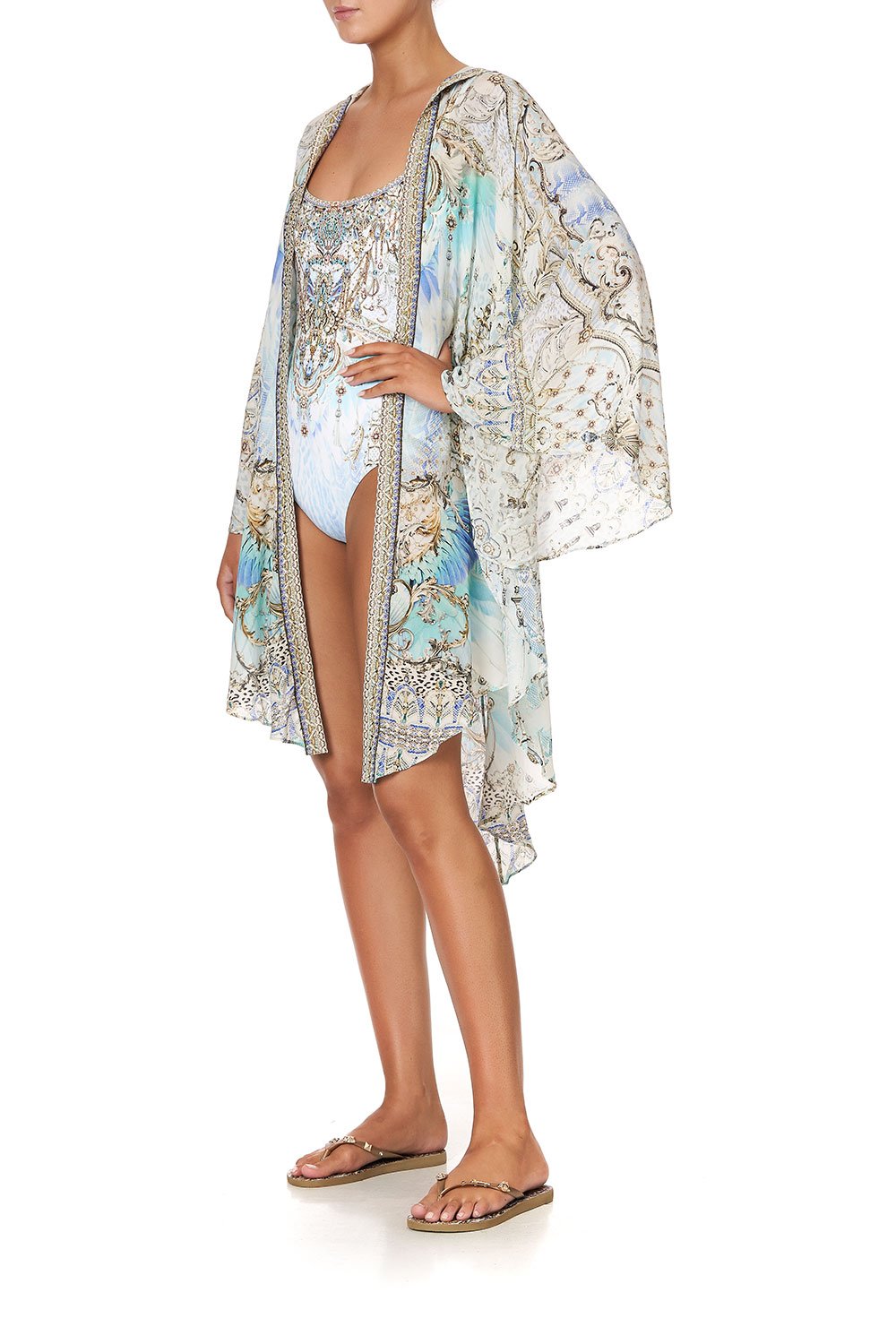 SHAPED HEM LAYER WITH HOOD GATSBYS GIRL