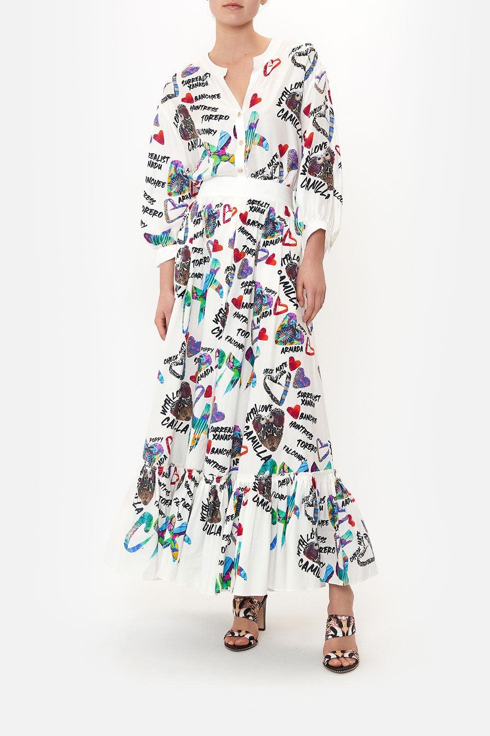 DROPPED SHOULDER BLOUSON SHIRT SHES A WRITE OFF