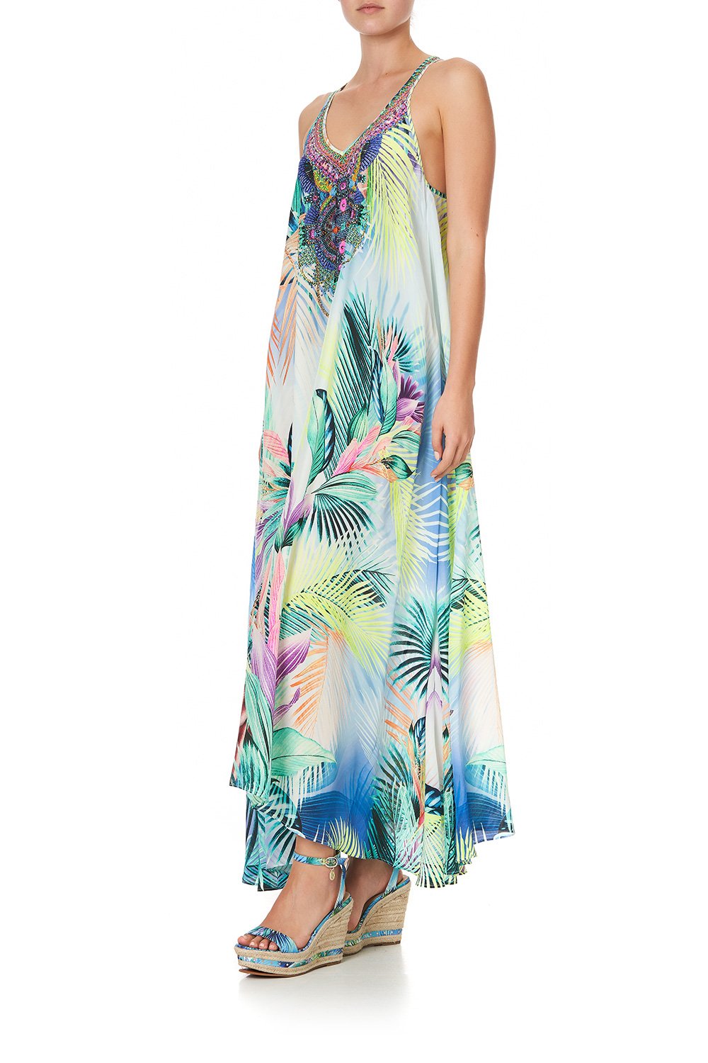 V NECK RACERBACK DRESS WHATS YOUR VICE