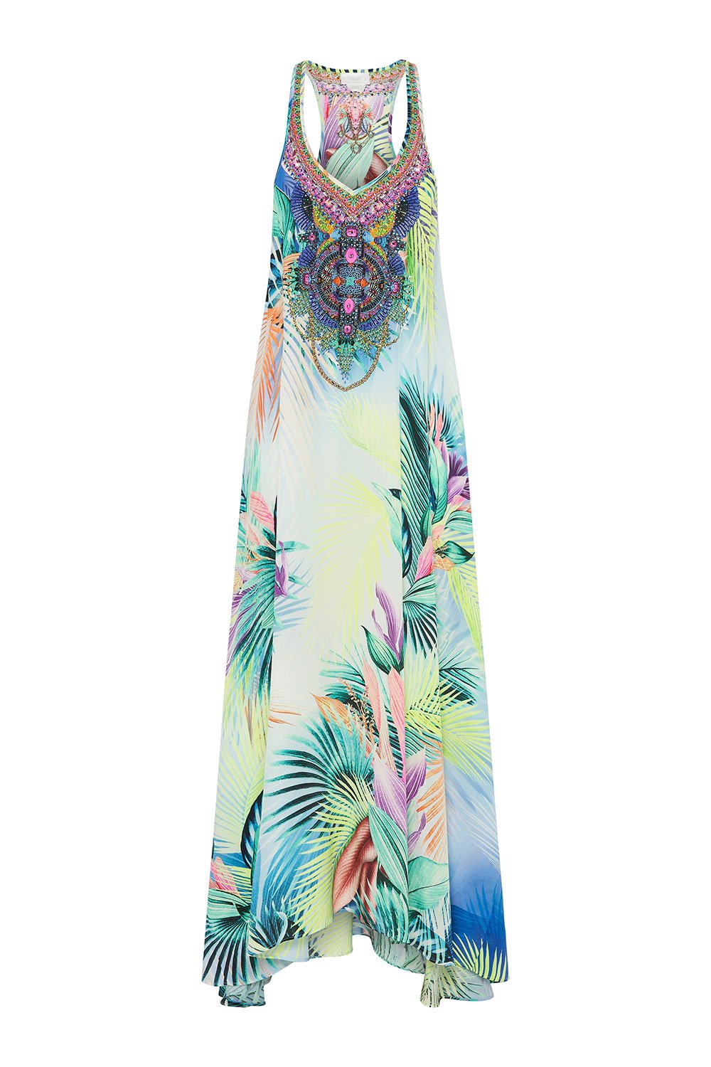 V NECK RACERBACK DRESS WHATS YOUR VICE