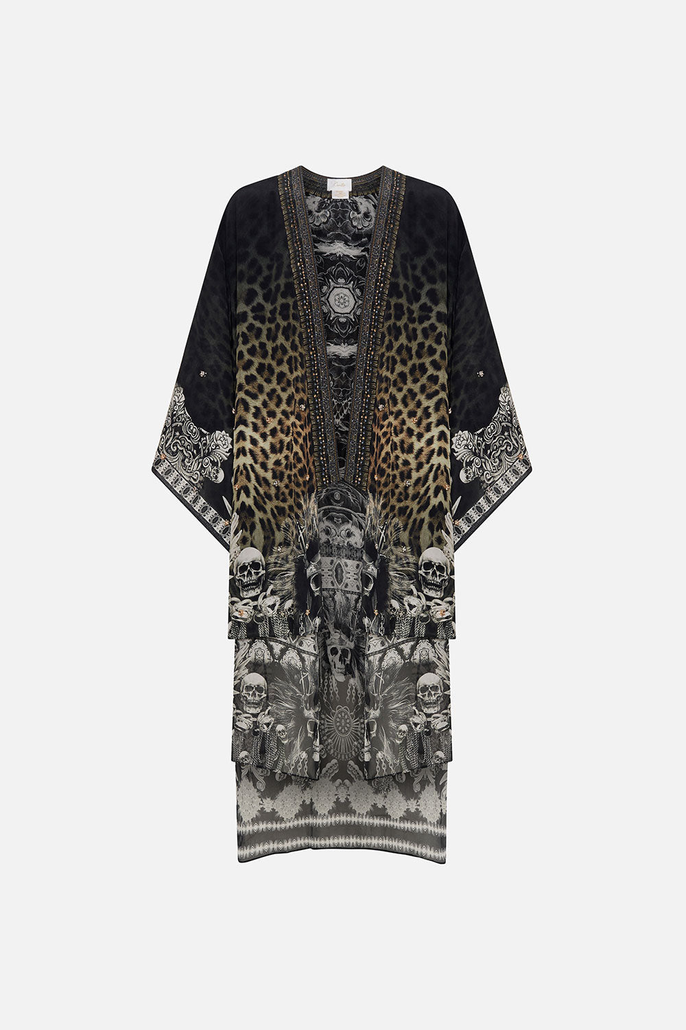 KIMONO WITH LONG UNDERLAYER ORDER OF DISORDER