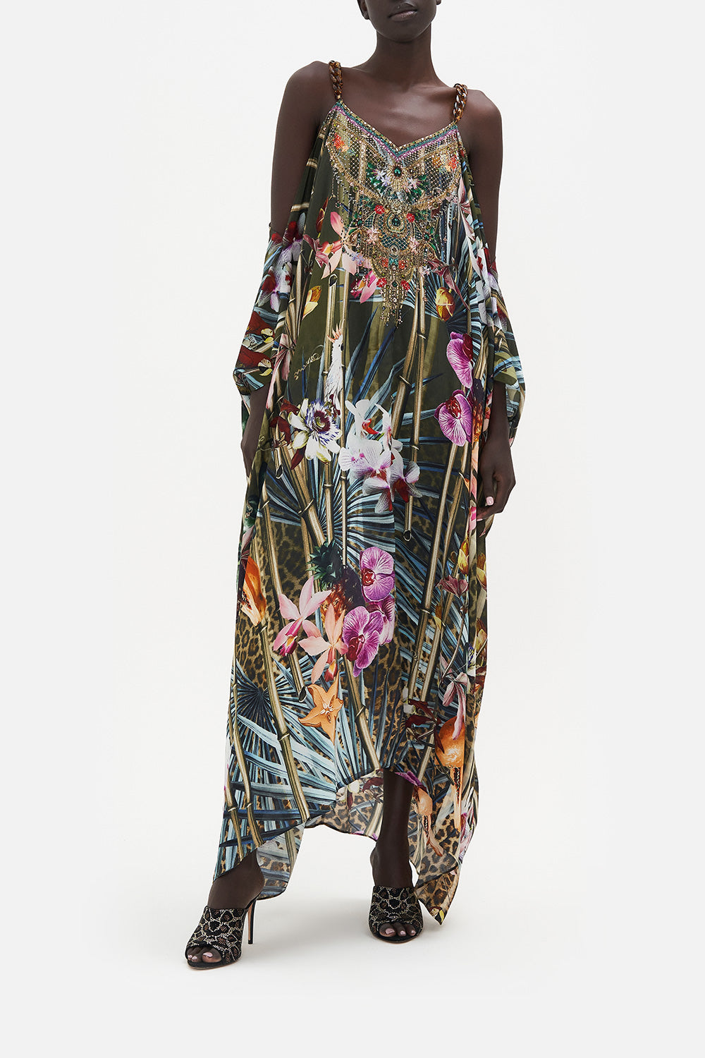 SHOESTRING STRAP KAFTAN PASSPORT TO PARADISE