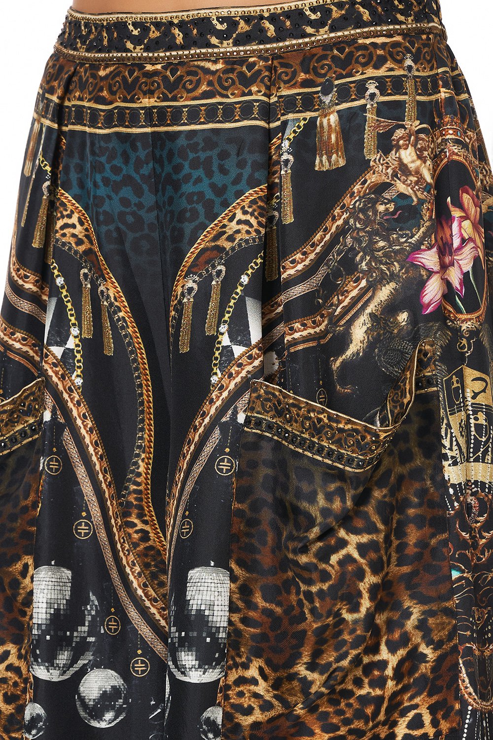 WIDE LEG TROUSER WITH FRONT POCKETS ROCKSTAR ROYALTY